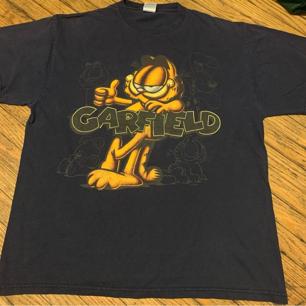 Garfield Graphic Dark Navy T-Shirt